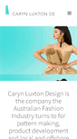 Mobile Screenshot of carynluxtondesign.com.au